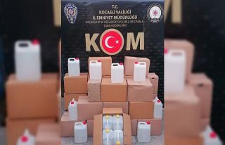 Polisin durdurduğu araçtan 520 kilogram etil alkol...