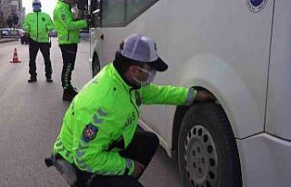 Polisten ‘kış lastiği’ denetimi