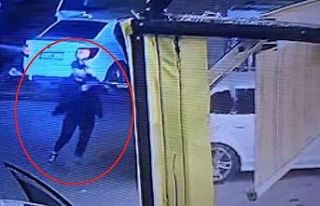 Pompalı tüfekli dehşet anları kamerada