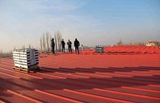 Proje kapsamında kurulan ‘Güneş Enerji Sistemi’...