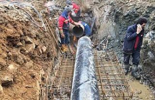 Rize içme suyu projesinde çalışmalar devam ediyor