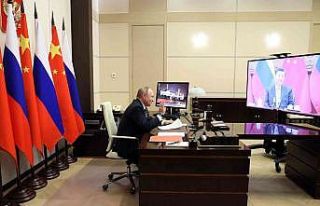 Rusya Devlet Başkanı Putin ve Çin Devlet Başkanı...