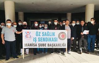 Sağlık işçileri de haklarını istiyor
