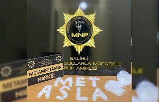 Salihli’de 300 gram metamfetamin ele geçirildi