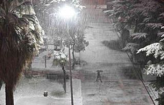 Samsun yoğun kar yağışı