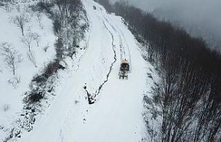 Samsun’a kar geldi: Atakum’da mücadele başladı