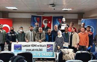 Samsun’da eğitimi tamamlayan 20 dalgıç belge...