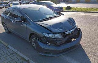 Samsun’da otomobil ile motosiklet çarpıştı:...