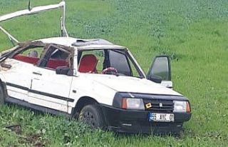 Samsun’da otomobil takla attı: 2 yaralı