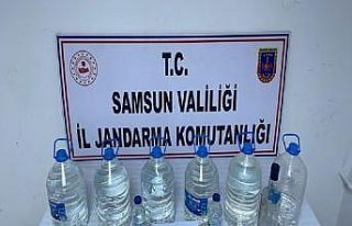 Samsun’da sahte içki operasyonları: 5 gözaltı