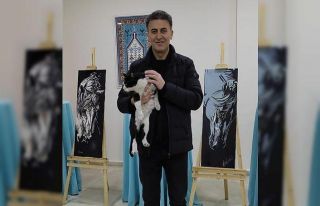 Sanatçı Çiçek’in Sergisi “Doğuyorum” büyük...