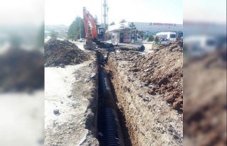 Sandıklı’da yeni sanayi sitesinde alt yapı çalışmaları...