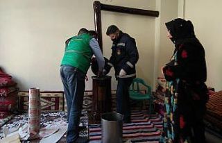 Şanlıurfa’da ihtiyaç sahiplerine odun sobası...