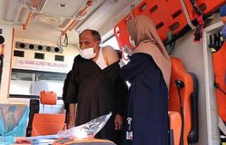 Şanlıurfa’da yabancı uyruklular aşı oldu