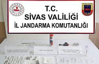 Şarkışla’da uyuşturucu operasyonu