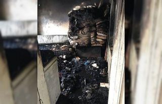 Saruhanlı’da ev yangını