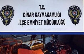 Satın almak için bindiği ATV’yi kaçırdı