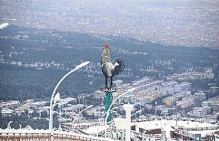 Seyir Tepesi beyaz örtüyle bir başka güzel