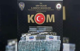 Siirt’te 2 bin 770 bin paket kaçak sigara ele geçirildi