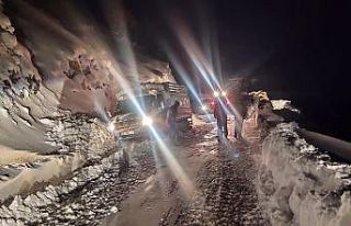 Siirt’te karda mahsur kalan araç kurtarıldı