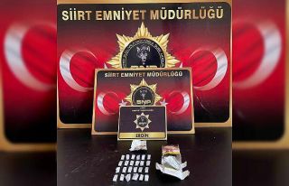 Siirt’te satışa hazır 25 fişek eroin maddesi...
