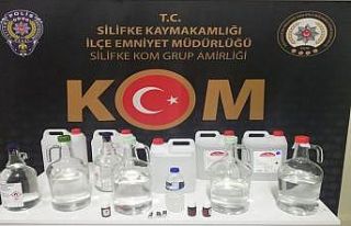 Silifke’de sahte içki operasyonu