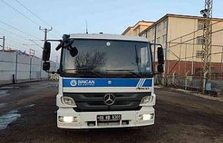 Sincan Belediyesi temizlik araçları 2022’ye hazır