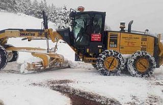 Sinop’ta 157 köy yolu kapalı