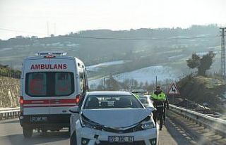 Sinop’ta trafik kazası