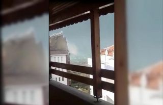 Sinop’taki fırtınadan yeni görüntüler