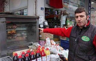 Şişteki kızgın tavuk çalındı, iş yeri sahibi...