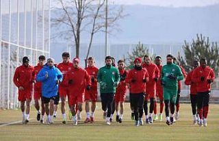 Sivasspor’da Kasımpaşa maçı hazırlıkları...