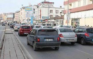 Sivas’ta araç sayısı arttı