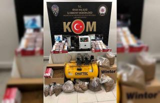 Sivas’ta kaçak tütün uygulaması, 1 gözaltı