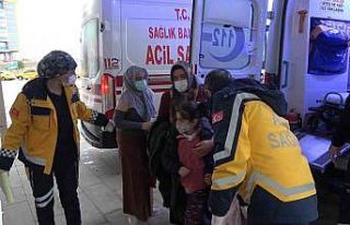 Sobadan sızan gaz 2’si çocuk 5 kişiyi hastanelik...