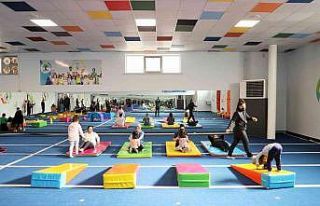 Spor akademisinde anne ve çocuklarına özel hizmet