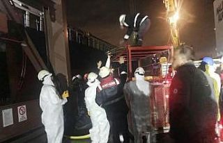 Su alan gemiden personel tahliye edildi