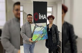 Su altı ressamından İHA’ya özel tablo