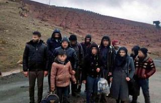 Suriye sınırında 16 göçmen yakalandı