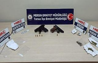 Tarsus’taki uygulamalarda el bombası ve uçaksavar...