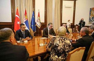 TBMM Başkanı Şentop, Sırbistan Cumhurbaşkanı...
