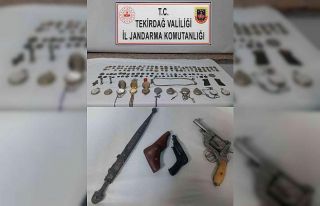 Tekirdağ’da tarihi eser operasyonu: 2 gözaltı