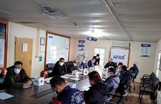 Tekirdağ’da tatbikat öncesi toplantı