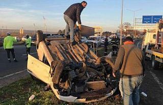 Tekirdağ’da trafik kazası: 3 yaralı