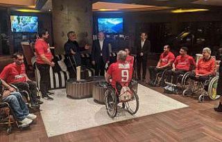 Terma City yöneticileri Yosk’un engelli sporcularıyla...