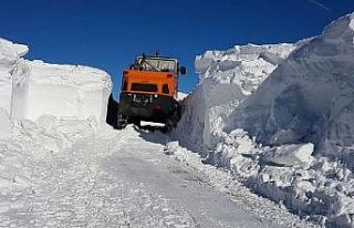 Tunceli’de özel idare ve karayolları karla mücadeleye...