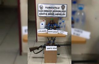 Turgutlu’da sahte alkol operasyonu: 6 gözaltı