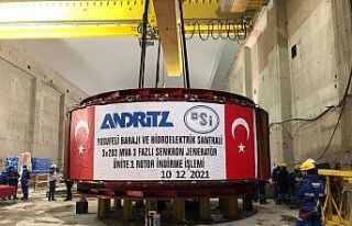 Türkiye’nin en büyük barajının yapımında...