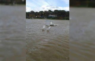 Tuvaletlerin klozetleri denizden çıktı