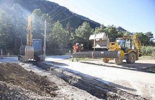 Üç ilçede 3 bin 150 metre drenaj hattı çalışması